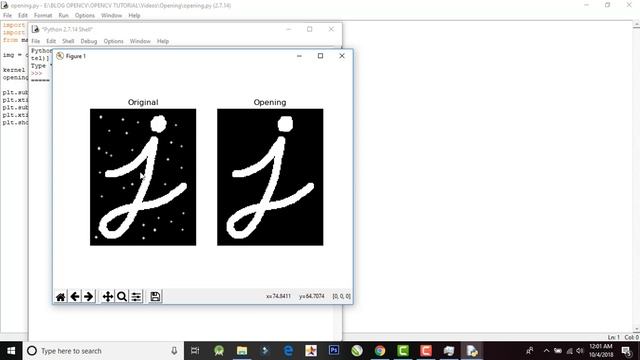 Opening in OpenCV Python смотреть онлайн