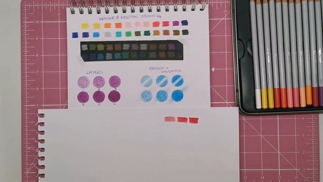 Winsor & Newton Studio Coloured Pencils | Review смотреть онлайн