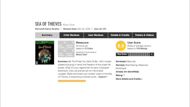 Angry Gamers Rush And Give Sea Of Thieves Bad Scores & Say They're Getting Refunds! Why?? смотреть онлайн