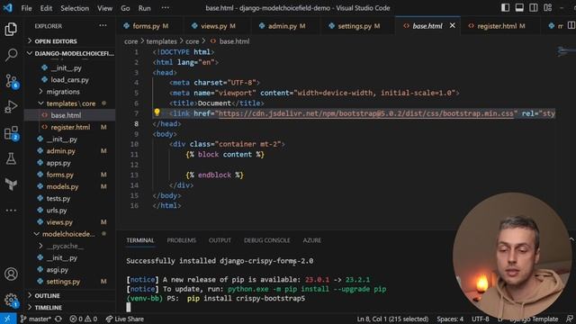 django-crispy-forms & ModelChoiceFields / Select2 Integration for Searchable Form Fields смотреть онлайн
