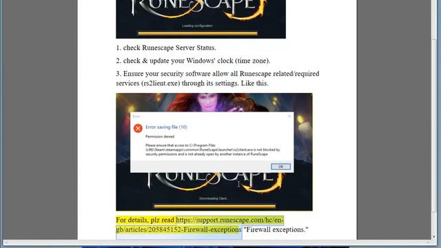 Fix Runescape Firewall Error 7,28 on Windows смотреть онлайн