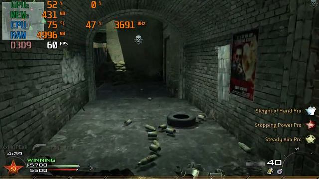 Call of Duty Modern Warfare 2 MW2 I3 4170 12GB DDR3 1600MHZ Intel graficos HD 4400 смотреть онлайн