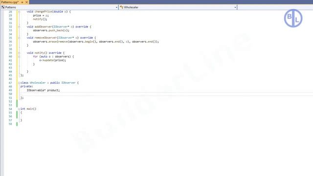 C++. Паттерн проектирования программ "Наблюдатель (Observer)". смотреть онлайн