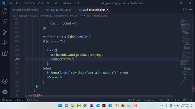 Inventory management system with php, mysqli, Ajax and Bootstrap( With source code ) смотреть онлайн