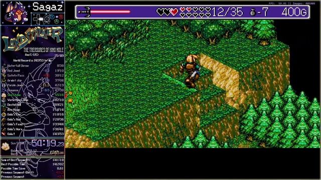 [WR] Landstalker: The Treasures of King Nole speedrun Any% (US) 1:43:14 смотреть онлайн