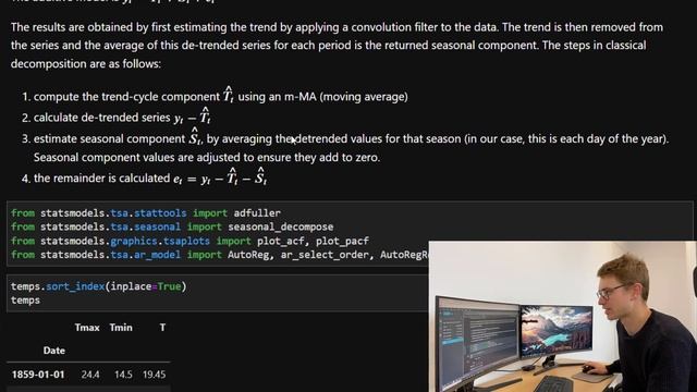 Statistical Analysis of Temperature Data | Time Series Analysis in Python | Weather Derivatives смотреть онлайн