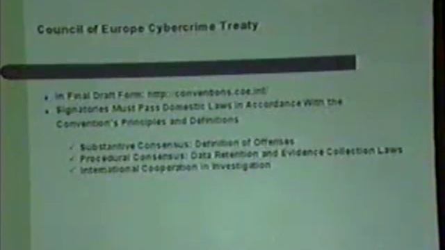 DEF CON 9 - Jennifer Granick - European Cybercrime Treaty * смотреть онлайн