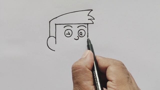 How to draw boy from number 100 | Easy boy drawing | लड़के का चित्र смотреть онлайн
