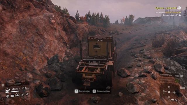 SnowRunner, одиночное прохождение (карьера), #97 Брёвна - рабочим! смотреть онлайн