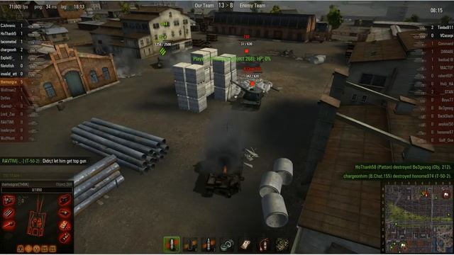 WOT: Port - Object 268 - 5 frags смотреть онлайн