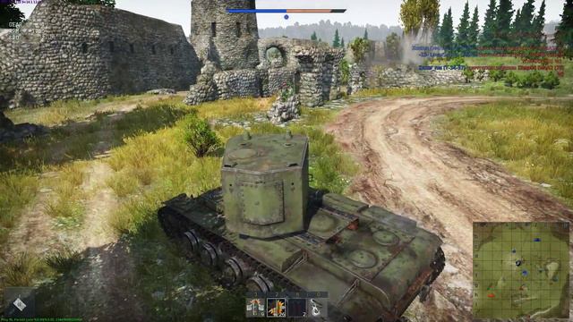 War Thunder КВ-2 152ММ смотреть онлайн