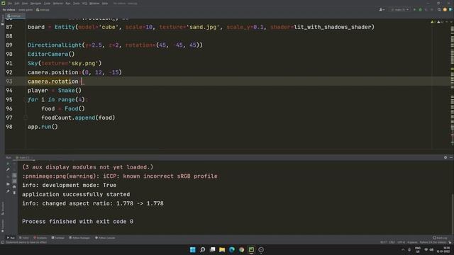 3D Snake Game in Python with Ursina engine смотреть онлайн