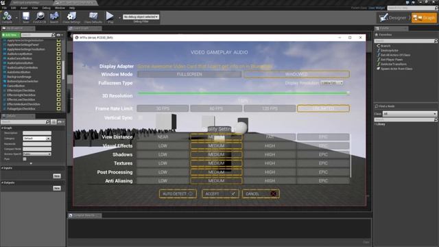 Overall Scalability Level In Unreal Engine 4