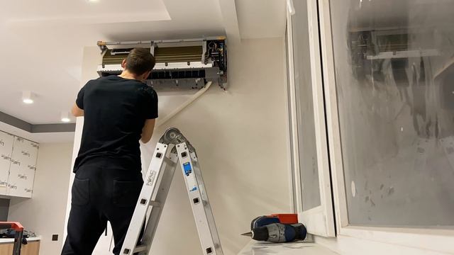 монтаж Kentatsu на заложенную трассу