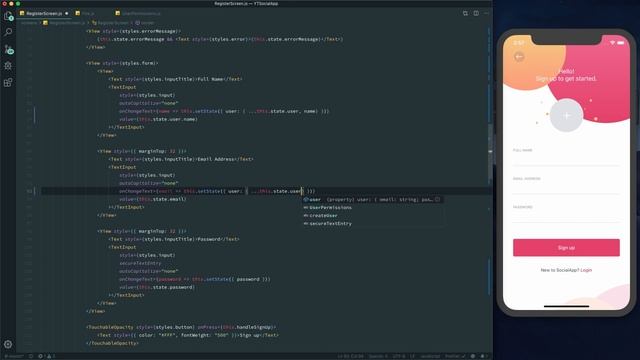 Profile Pic Upload and Beginning Profile Screen // React Native + Firebase Social App - Part #5 смотреть онлайн