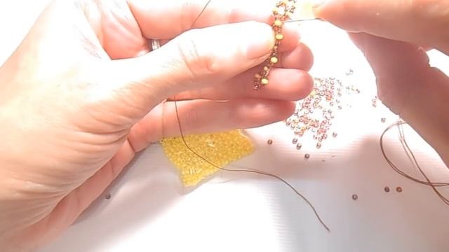 Колье с нуля. Мастер класс. начало. смотреть онлайн