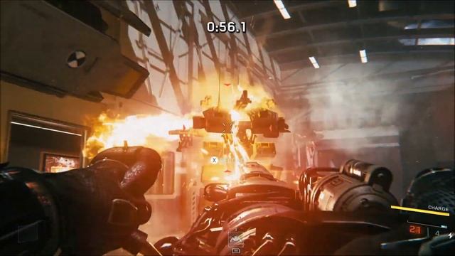 Call of Duty Infinite Warfare Use F Spar Torch Weapon to Defeat C12 Mechanized Robot смотреть онлайн