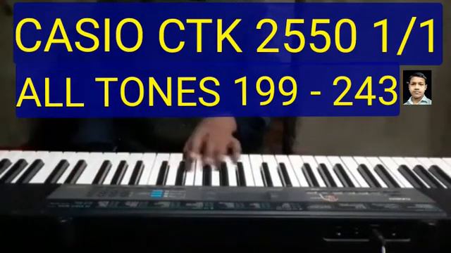CASIO CTK 2500/CTK-2550 Piano Indian Style All Synth Lead-Pad-Sfx Tone/Sounds | Demo/Review/Unboxin смотреть онлайн