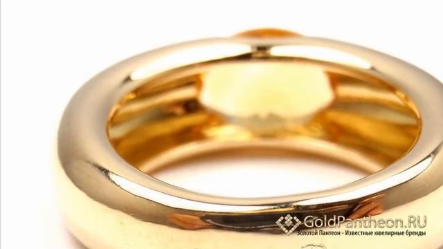 Золотое кольцо с крупным цитрином Cartier 53С39963 смотреть онлайн