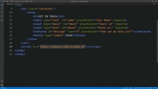 How To Make Working Contact Form With JavaScript | Receive Form Data On Email