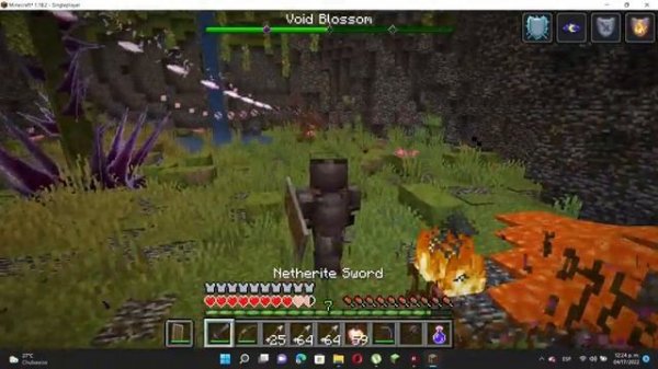 Minecraft Bosses of Mass Destruction: Void Blossom Boss Fight
