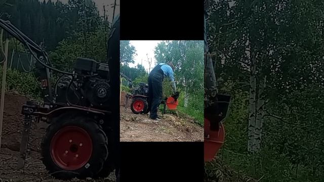 Навесное оборудование для мотоблока ОКА, НЕВА, АГАТ и прочих.,Измельчитель веток Измельчитель Affe. смотреть онлайн