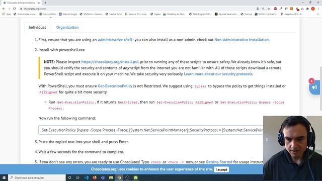 Instalando o Chocolatey Windows 10 64 bits смотреть онлайн