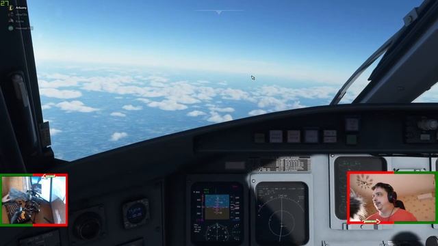 ХИТРОУ - ЖЕНЕВА! С ПОДПИСЧИКАМИ! MSFS 2020! AEROSOFT CRJ. смотреть онлайн