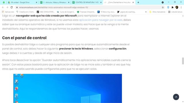 ¿Cómo Deshabilitar el Inicio Automático de Microsoft Edge en Windows 10? смотреть онлайн