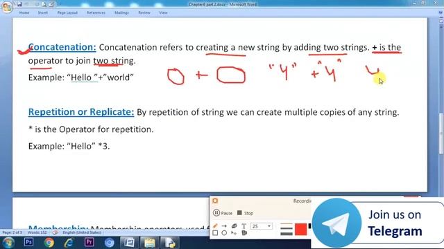 String Operators in python | Strings in Python | Class 11 computer science with python смотреть онлайн
