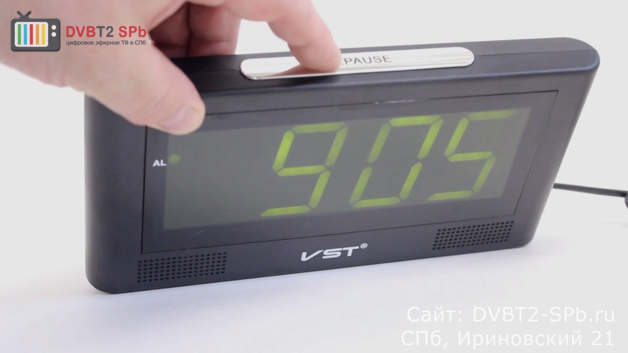 VST-732 - обзор электронных часов смотреть онлайн
