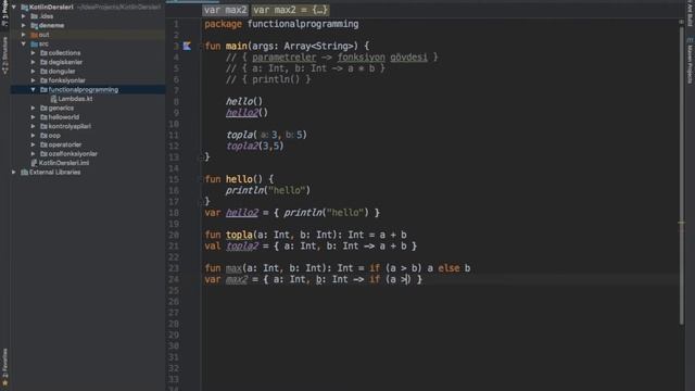 Kotlin Dersleri #39 - Lambda Fonksiyonlar смотреть онлайн