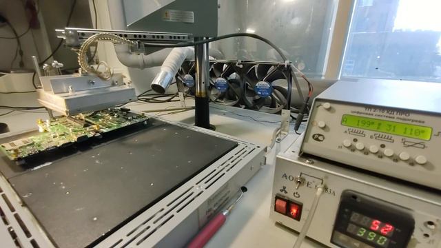 Верхний ИК нагрев + пайка с термографиком смотреть онлайн