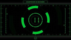 COUNTDOWN Timer 30 sec ( v 225 ) Clock with Sound Effects and Voice 4k
