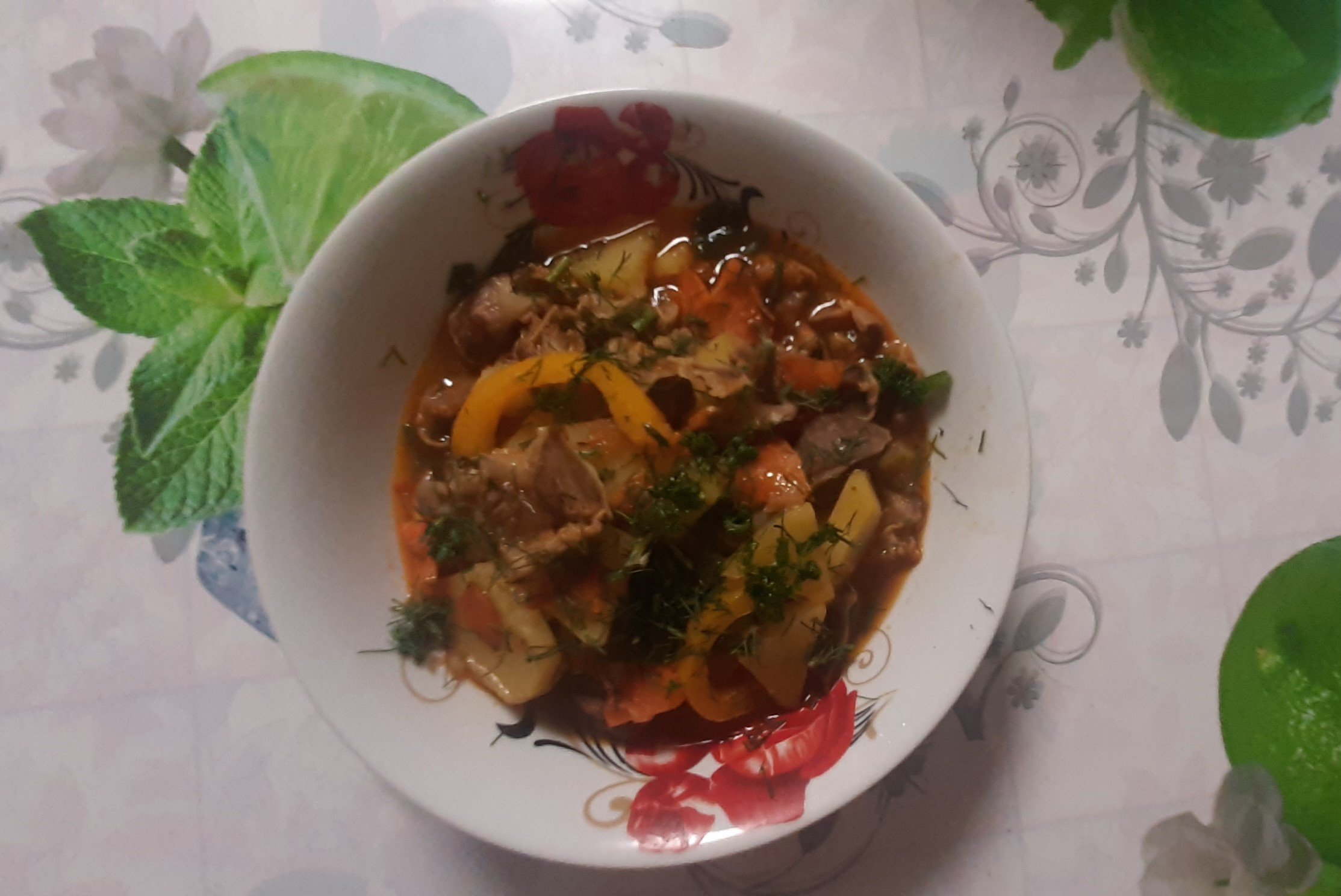 КУРИНЫЕ ЖЕЛУДКИ С ОВОЩАМИ