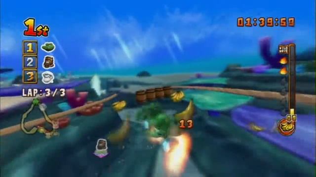 Donkey Kong : Barrel Blast - Topaz Cup (Expert) (HD) смотреть онлайн