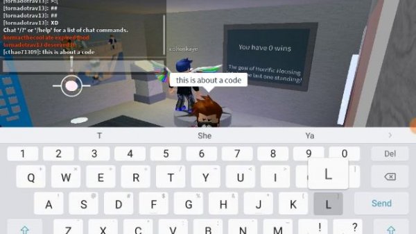 Code For
Horrific housing
In Roblox