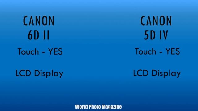 Canon 6D Mark II vs Canon 5D Mark IV смотреть онлайн