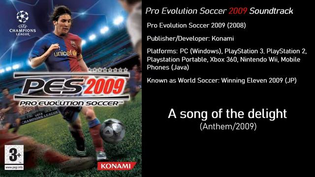 A song of the delight - Pro Evolution Soccer 2009 Soundtrack смотреть онлайн
