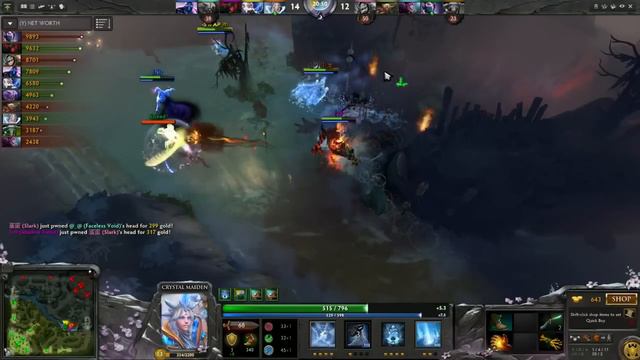 [Dota2] LGD DD Pro Crystal Maiden Arcana Support Ranked MMR Game [ LGD DD Gameplay ] смотреть онлайн