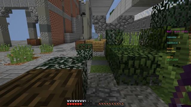 Играю в разные режимы на сервере в майнкрафт