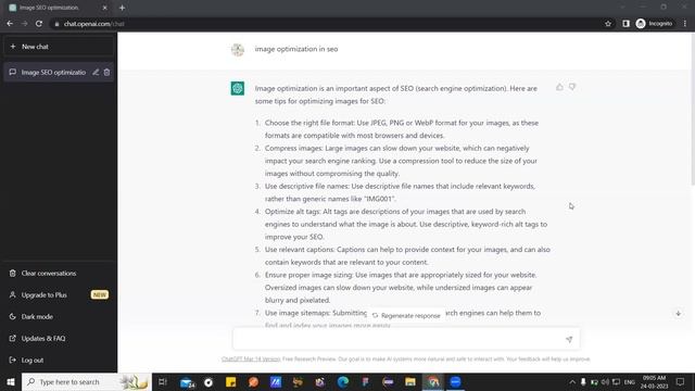 Image Optimization In SEO Using CHATGPT English смотреть онлайн