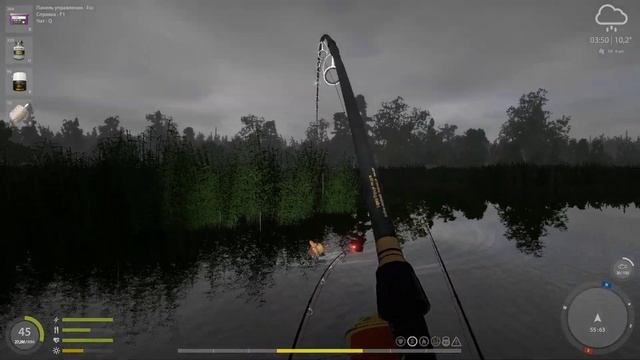 Русская рыбалка 4. Трофейный карп зеркальный 25020 на озере Медвежье. смотреть онлайн