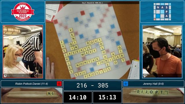 2022 Scrabble Players Championship Game 16 смотреть онлайн