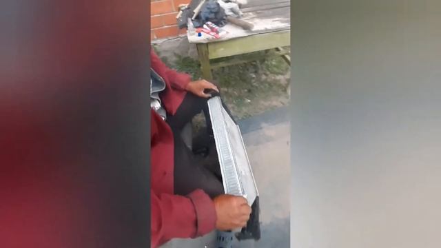 Ремонт китайского радиатора