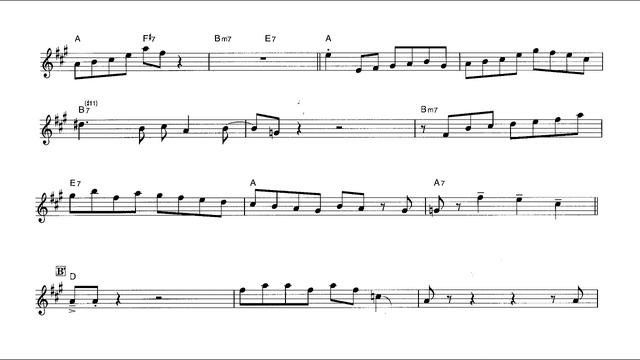 TAKE THE A TRAIN sax alto смотреть онлайн