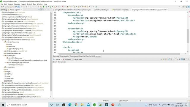 How to resolve Whitelabel Error Page in Spring Boot? | Spring Boot Whitelabel Error Page ? | Hindi смотреть онлайн