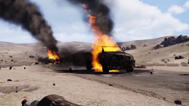 Apache Helicopters Attacks the Enemy Convoy! - ARMA 3 Milsim NPC Wars смотреть онлайн