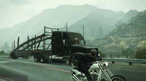 GTA 5 Как заехать на прицеп (лафет) и в прицеп грузовика