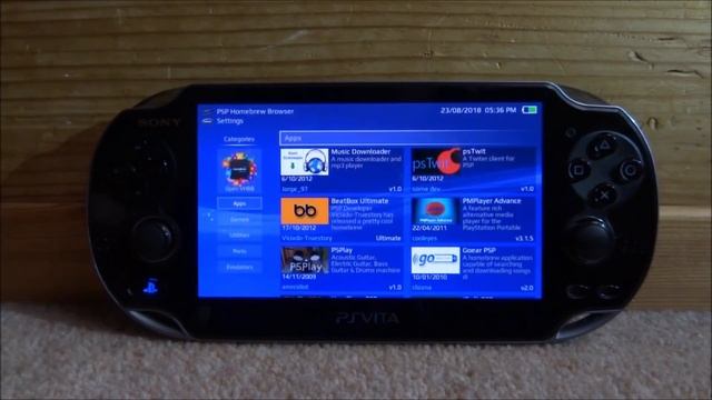 PSP Homebrew Browser For PS Vita! смотреть онлайн